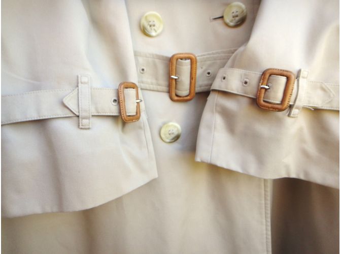 Gabardina Burberry Beige de Algodón - vista 7