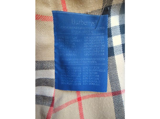 Gabardina Burberry Beige de Algodón - vista 8
