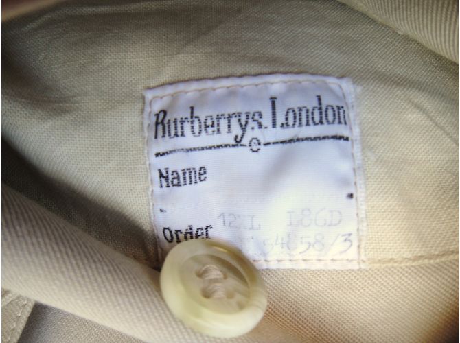 Gabardina Burberry Beige de Algodón - vista 9
