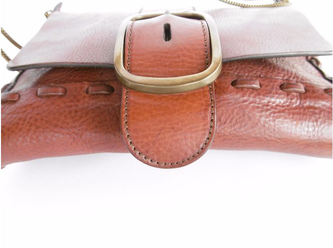 Chloé Chloe Couro Python Skin Flap Bolsa De Ombro - vista 11