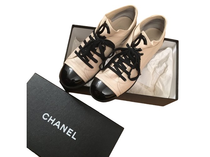 Chanel scarpe da ginnastica Beige - vista 2