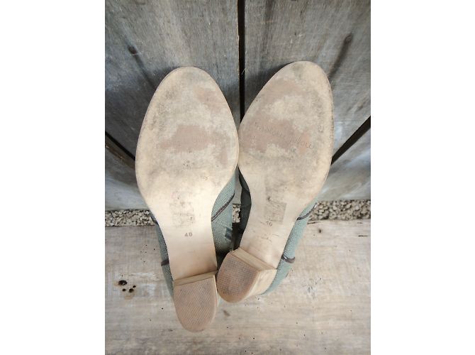 Mellow Yellow Stiefeletten Grau Textil Größe 40 - Ansicht 8