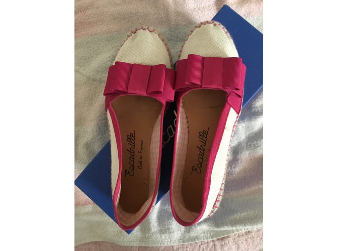Autre Marque Escadrille Espadrillas Rosa Bianco - vista 3