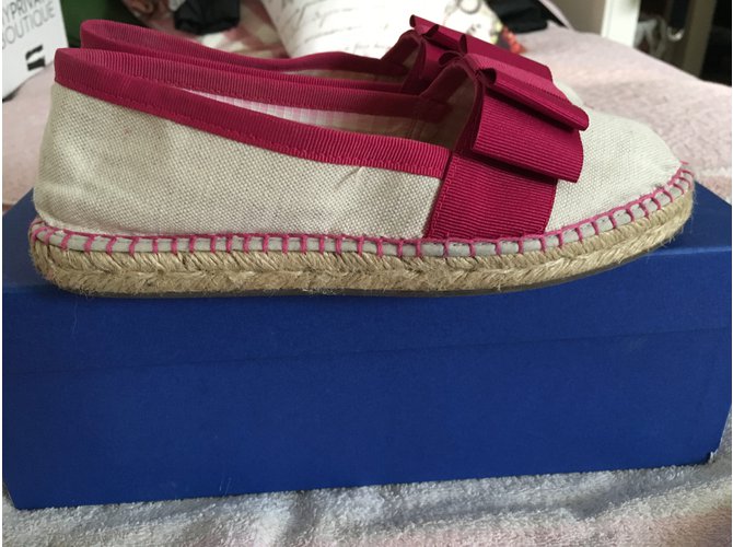 Autre Marque Escadrille Espadrillas Rosa Bianco - vista 4