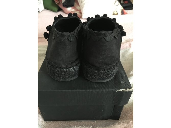 Espadrillas Maje in cotone nere Nero - vista 5