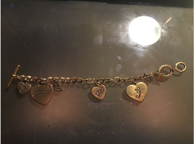 Pulsera Guess con dijes dorada de metal Dorado - vista 3
