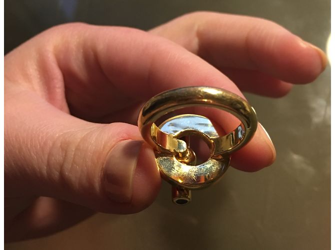 Anello Marc by Marc Jacobs Oro e Nero Metallo D'oro - vista 5