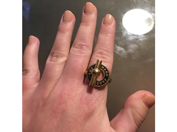 Anello Marc by Marc Jacobs Oro e Nero Metallo D'oro - vista 6