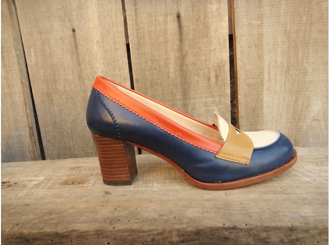 Autre Marque Pertini Leder Loafer Multicolour Mehrfarben - Ansicht 3