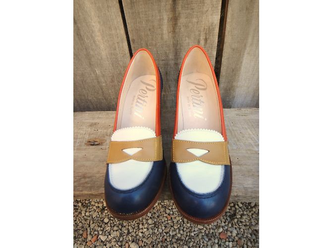 Autre Marque Pertini Leder Loafer Multicolour Mehrfarben - Ansicht 6