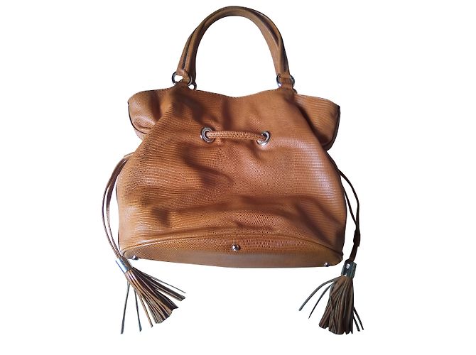 Borsa a mano Lancel Premier Flirt Arancione Pelle - vista 2