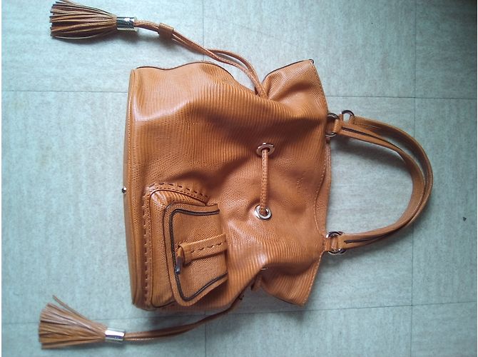 Borsa a mano Lancel Premier Flirt Arancione Pelle - vista 4