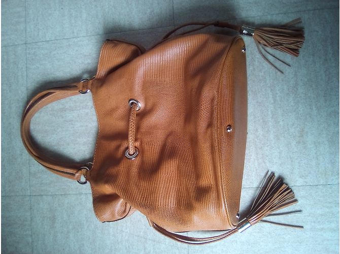 Borsa a mano Lancel Premier Flirt Arancione Pelle - vista 5