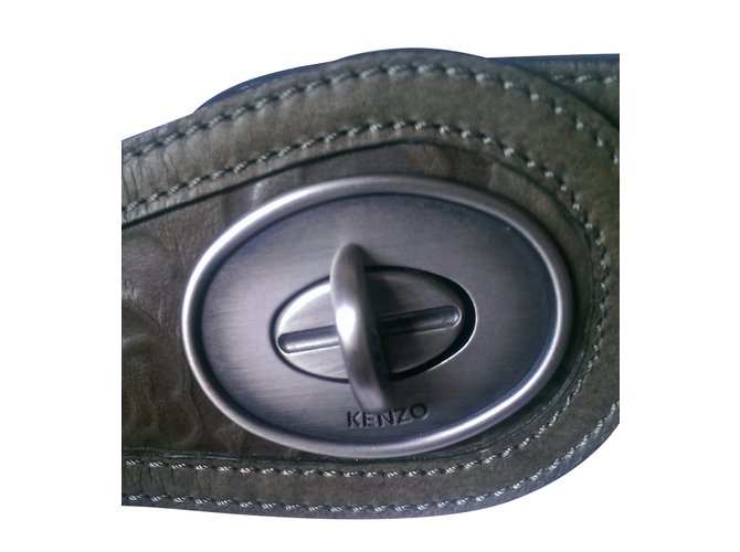Kenzo Ledergürtel Khaki - Ansicht 2