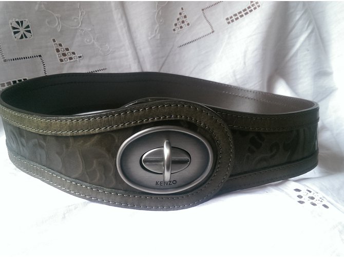 Kenzo Ledergürtel Khaki - Ansicht 3