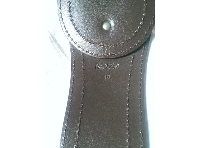 Kenzo Ledergürtel Khaki - Ansicht 6