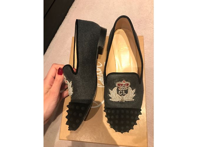 Christian Louboutin Stalla piatta con punte - vista 4