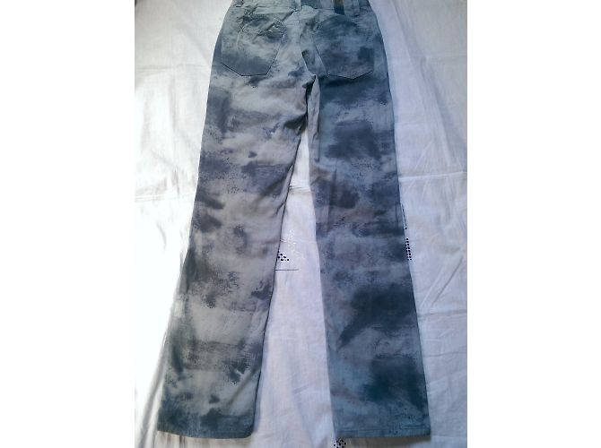 Kenzo Jeans Blau Camouflage Gerade Passform - Ansicht 4