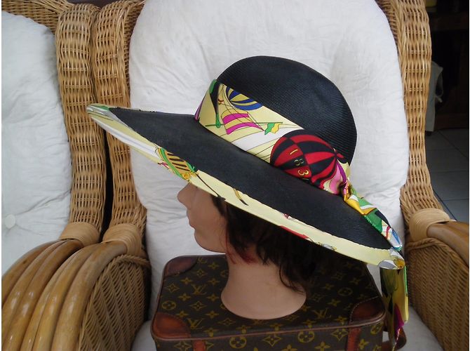 Autre Marque Hermès Hut Schal Mehrfarbig Mehrfarben - Ansicht 6