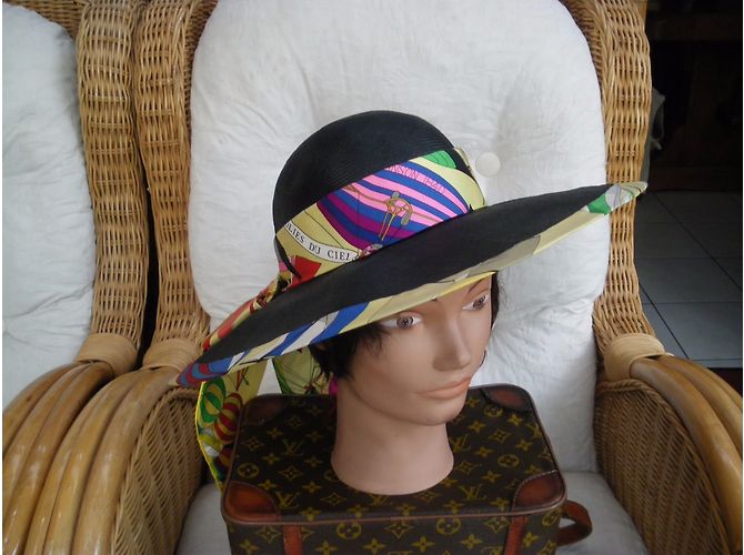 Autre Marque Hermès Hut Schal Mehrfarbig Mehrfarben - Ansicht 7