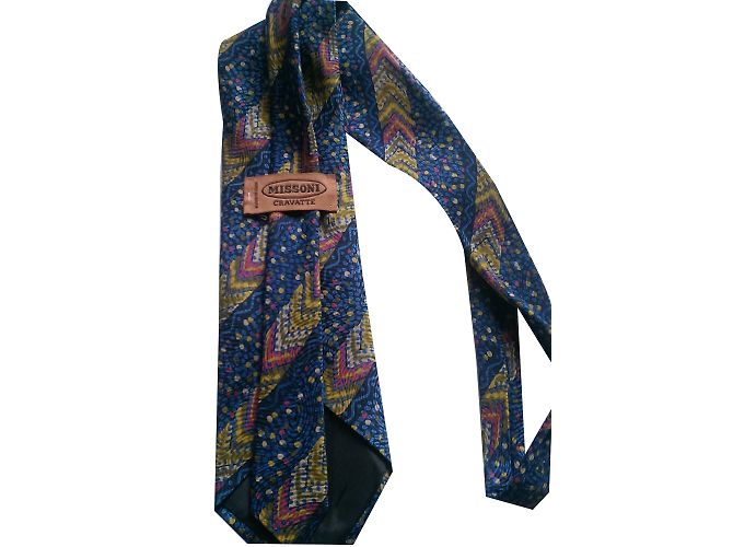 Cravatta Missoni in seta stampata Multicolore - vista 2