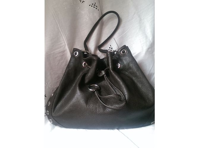 Borsa a mano in pelle marrone Furla Marrone scuro - vista 3