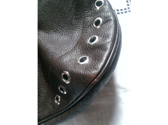 Borsa a mano in pelle marrone Furla Marrone scuro - vista 7