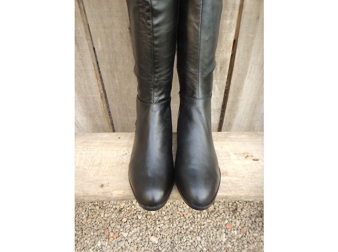 Botas Michael Kors Bromley Flat de cuero negro - vista 5