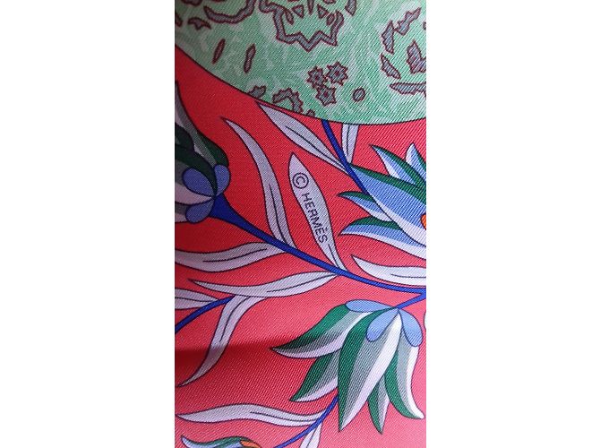 Hermès FLEURS ET PAPILLONS DE TISSU Multicolore - vista 5