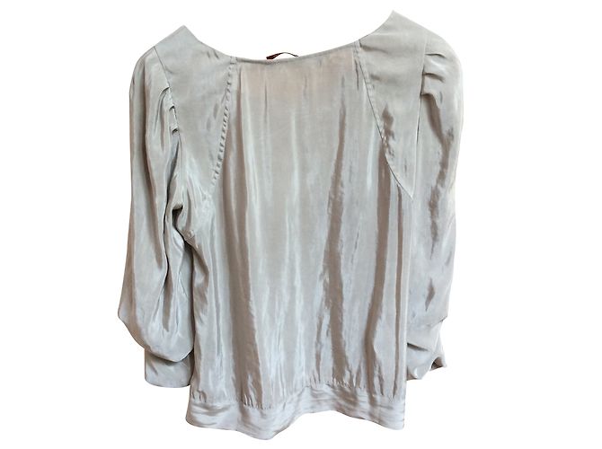 Bluse Comptoir Des Cotonniers Beige Polyester Größe 36 - Ansicht 2