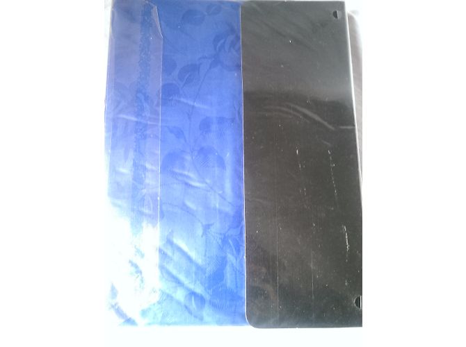 Fundas de almohada Yves Saint Laurent de algodón negro azul burdeos - vista 4