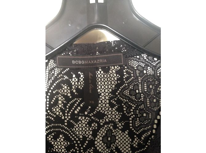 Camicetta in pizzo nero Bcbg Max Azria XS - vista 3