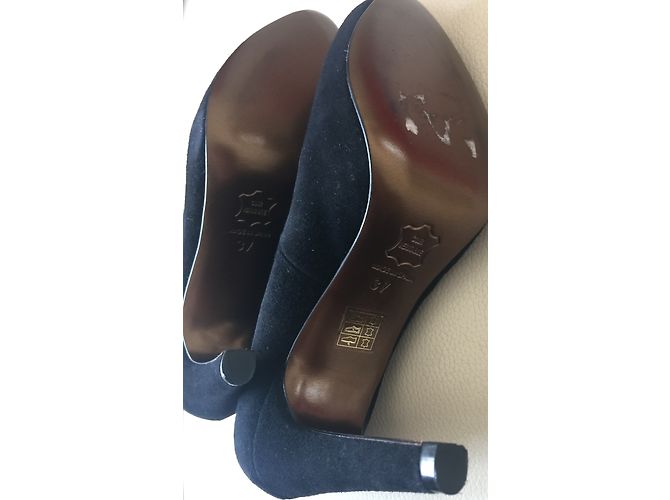 Autre Marque Décolleté Ann Thuil in pelle di cervo nera Nero - vista 5