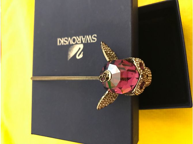 Collana Swarovski Teschio Viola Viola Porpora - vista 4