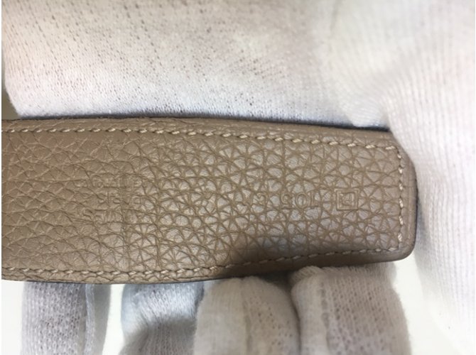Hermès Gürtel Schwarz Creme - Ansicht 16