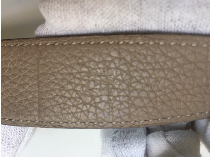 Hermès Gürtel Schwarz Creme - Ansicht 17