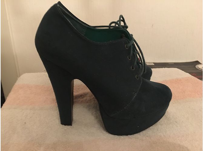 Autre Marque Derbies Dorothy Perkins Vert - vue 3