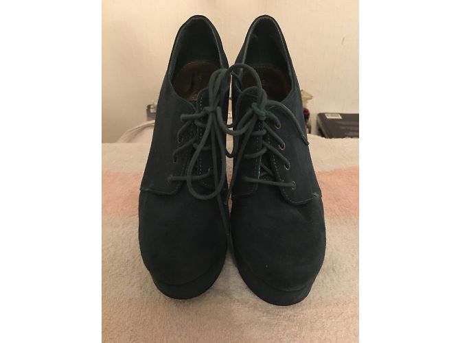 Autre Marque Derbies Dorothy Perkins Vert - vue 4