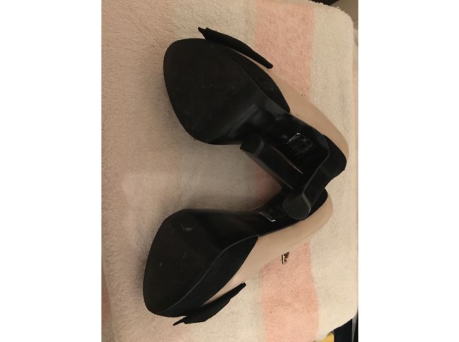 Buffalo London Absatzschuhe Schwarz Weiß Leder - Ansicht 6