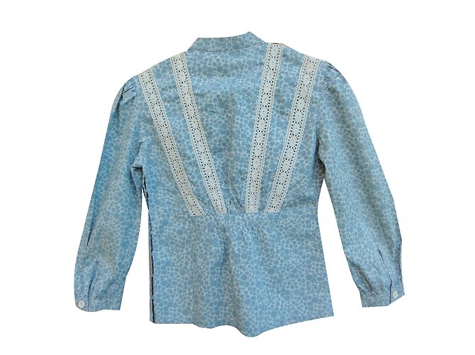 Camicetta Marc Jacobs in cotone blu ricamato - vista 2