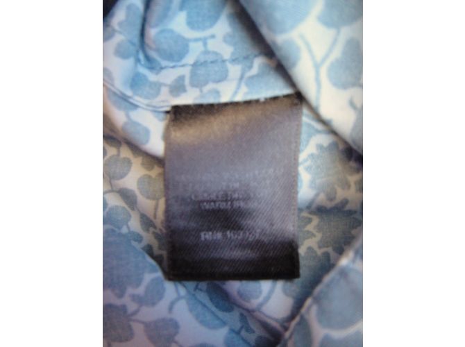 Camicetta Marc Jacobs in cotone blu ricamato - vista 6