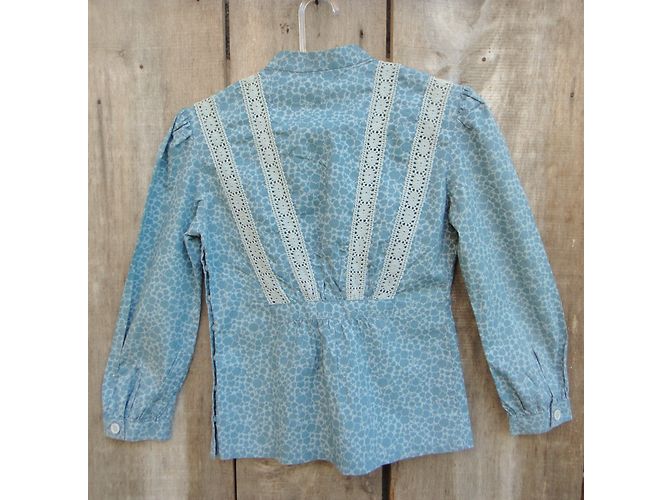 Camicetta Marc Jacobs in cotone blu ricamato - vista 8