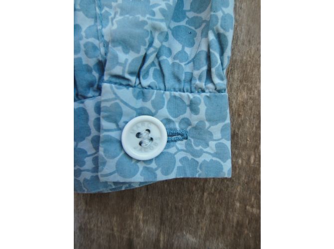 Camicetta Marc Jacobs in cotone blu ricamato - vista 9