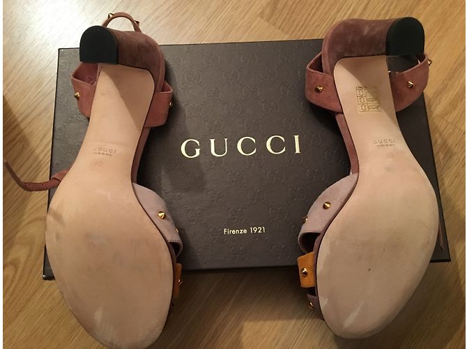 Décolleté Gucci in scamosciato 40EU Multicolore - vista 3