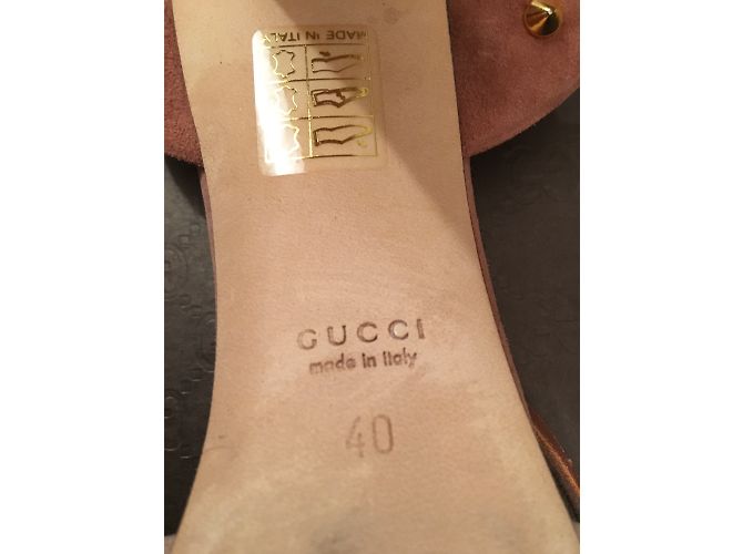 Décolleté Gucci in scamosciato 40EU Multicolore - vista 4