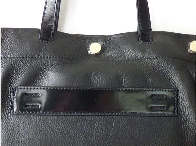 Borsa a mano Kenzo Bike in pelle nera Nero - vista 10