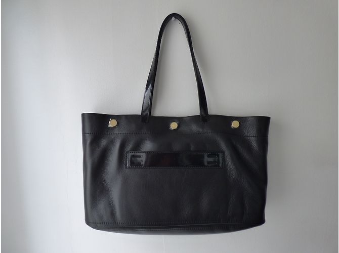 Borsa a mano Kenzo Bike in pelle nera Nero - vista 9