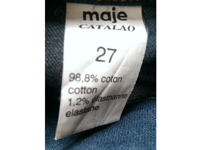 Jeans a vita alta blu Maje CATALAO - vista 3