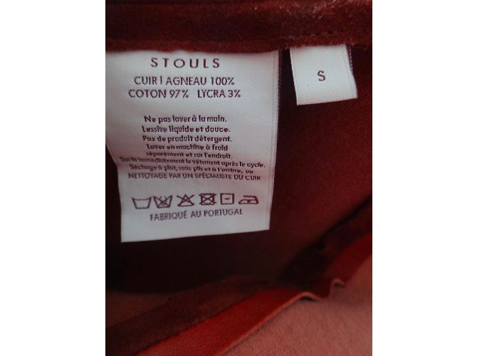 Stouls Emma Lammfell Pullover Hummerfarbe - Ansicht 5