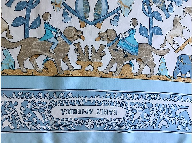 Hermès América temprana Azul - vista 2
